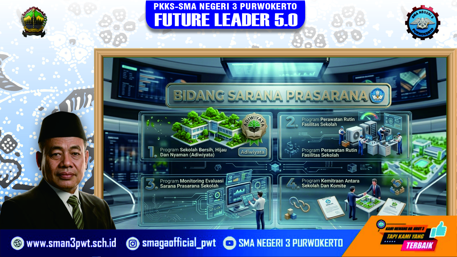 Bidang Sarana dan Prasarana SMA Negeri 3 Purwokerto